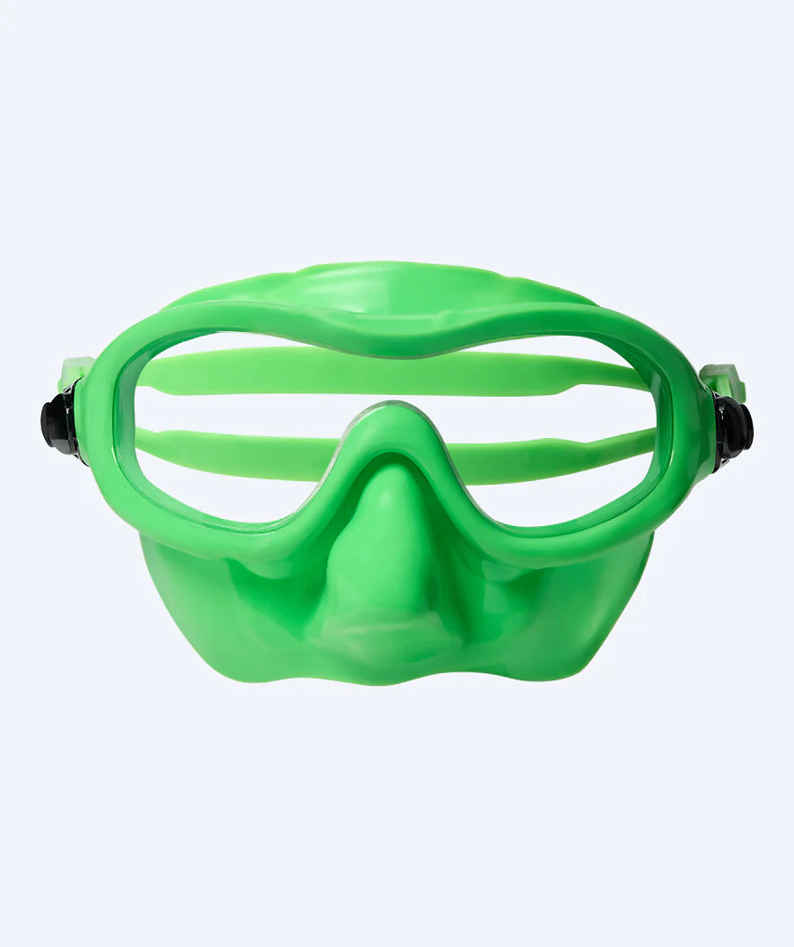 Watery swim mask for kids - Ocean - Green/clear - Image 4