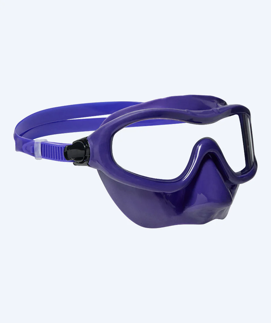 Watery swim mask for kids - Ocean - Purple/clear