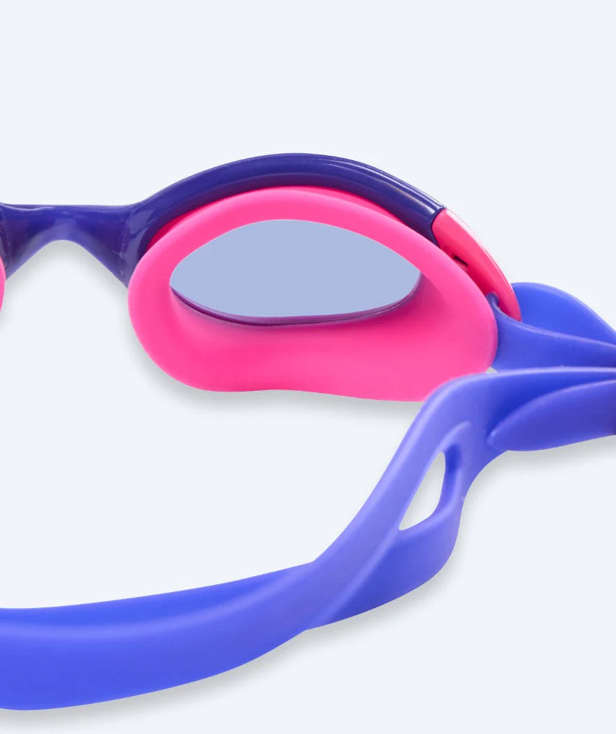 Watery swimming goggles for kids - Wade Active - Purple/pink (Blue lens) - Image 3
