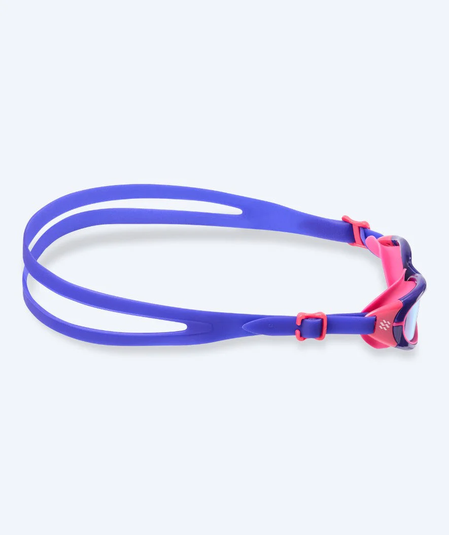 Watery swimming goggles for kids - Wade Active - Purple/pink (Blue lens) - Image 6