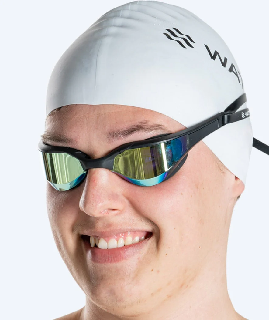 Watery swimming goggles - Instinct Elite Mirror - Black/blue - Image 11