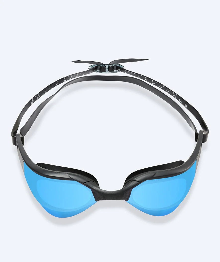 Watery swimming goggles - Instinct Elite Mirror - Black/blue - Image 2