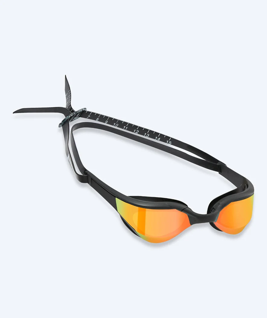 Watery swimming goggles - Instinct Elite Mirror - Black/gold