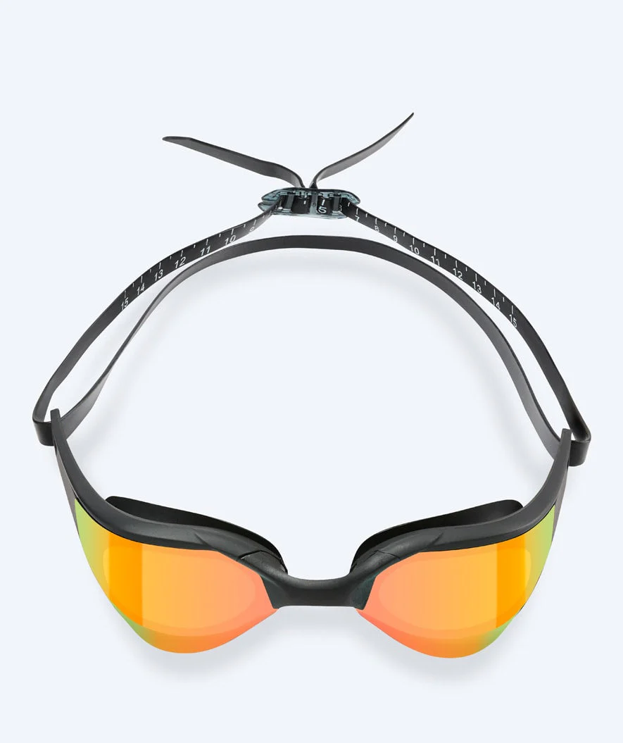 Watery swimming goggles - Instinct Elite Mirror - Black/gold - Image 2
