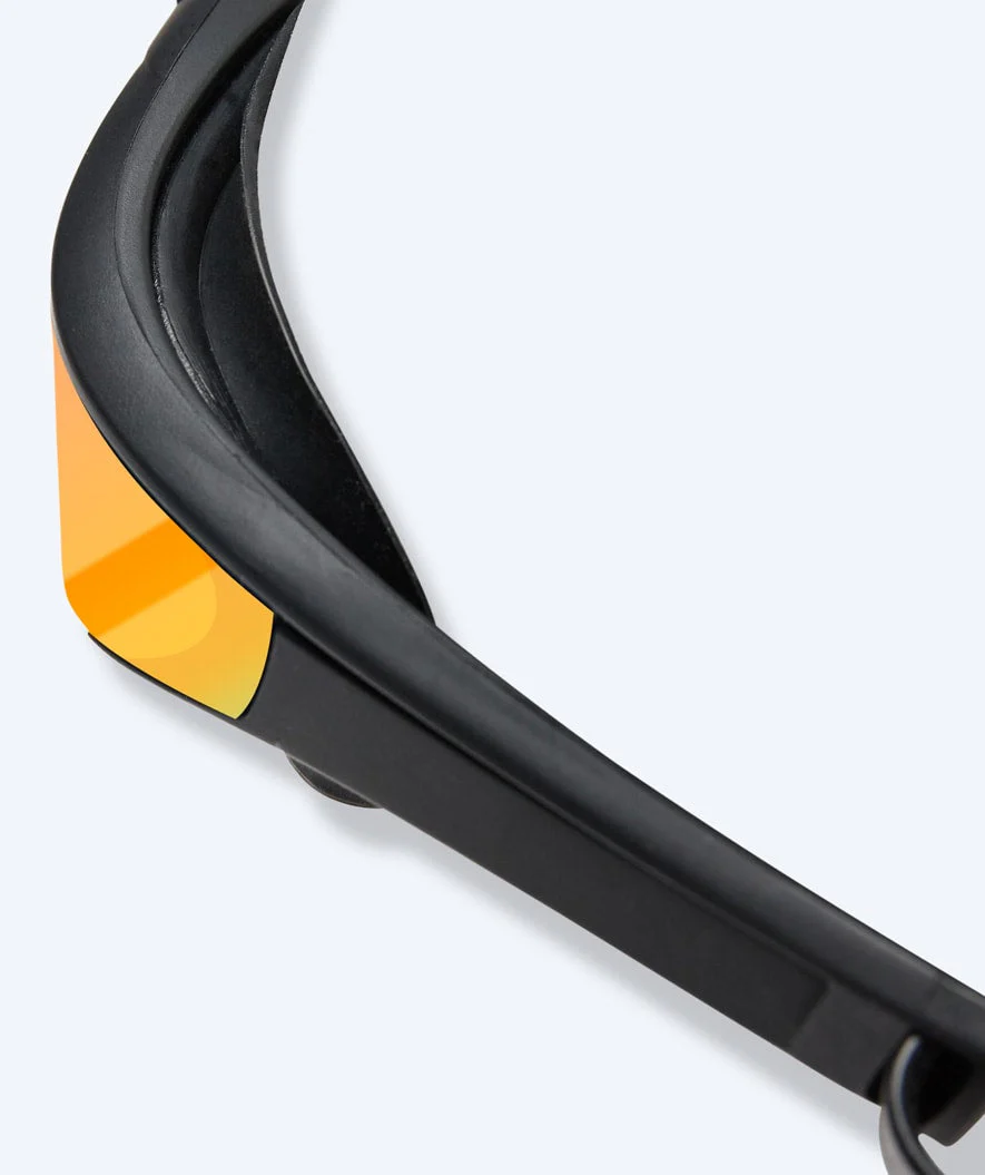 Watery swimming goggles - Instinct Elite Mirror - Black/gold - Image 5