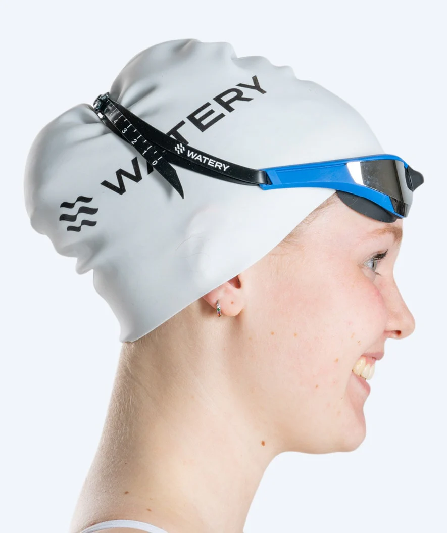 Watery swimming goggles - Instinct Elite Mirror - Blue/silver - Image 10