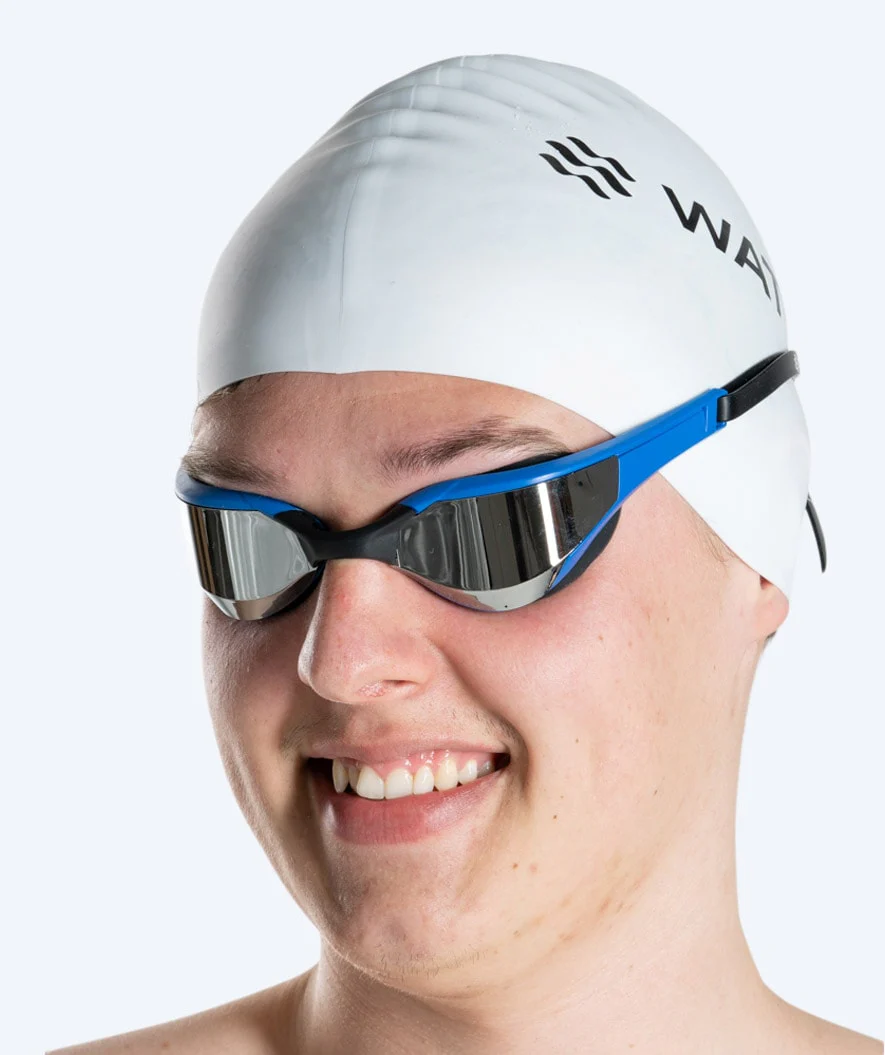 Watery swimming goggles - Instinct Elite Mirror - Blue/silver - Image 11