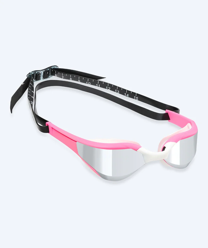 Watery swimming goggles - Instinct Elite Mirror - Pink/silver