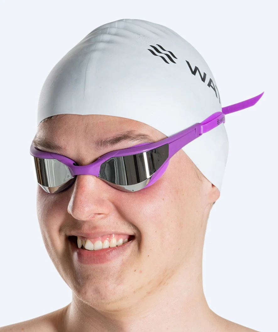 Watery swimming goggles - Instinct Elite Mirror - Purple/silver - Image 11