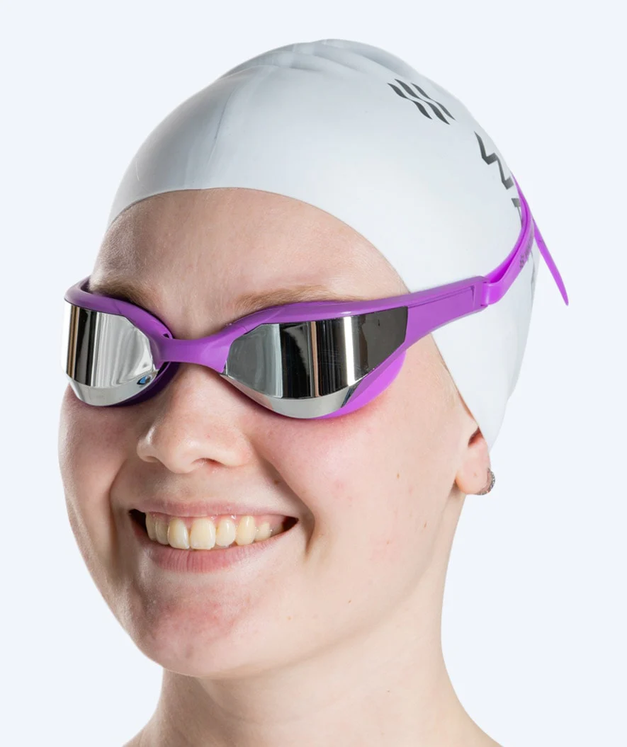 Watery swimming goggles - Instinct Elite Mirror - Purple/silver - Image 7
