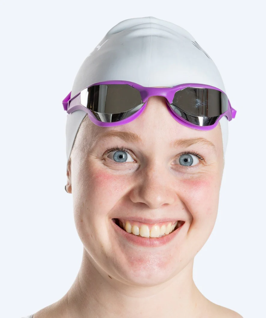 Watery swimming goggles - Instinct Elite Mirror - Purple/silver - Image 8