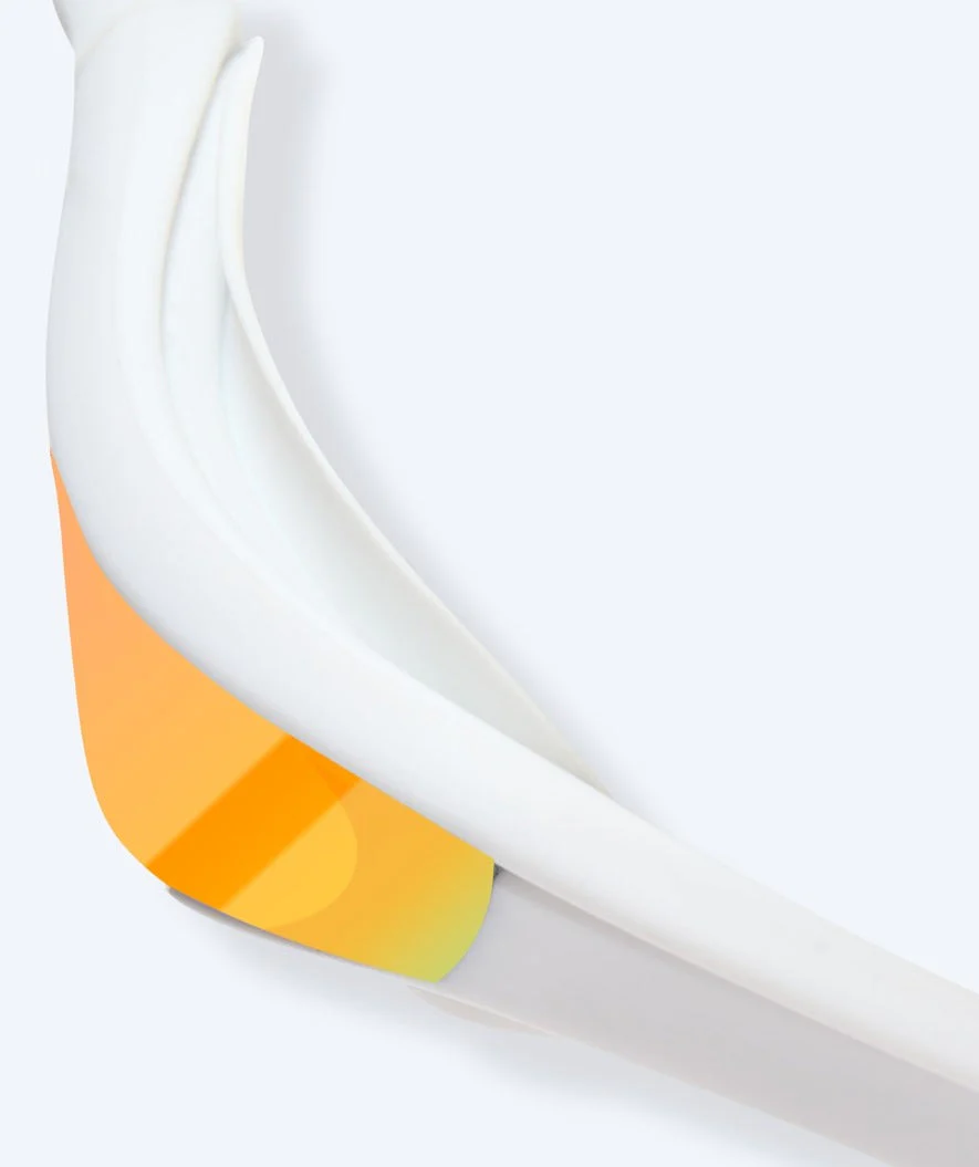 Watery swimming goggles - Instinct Elite Mirror - White/gold - Image 5