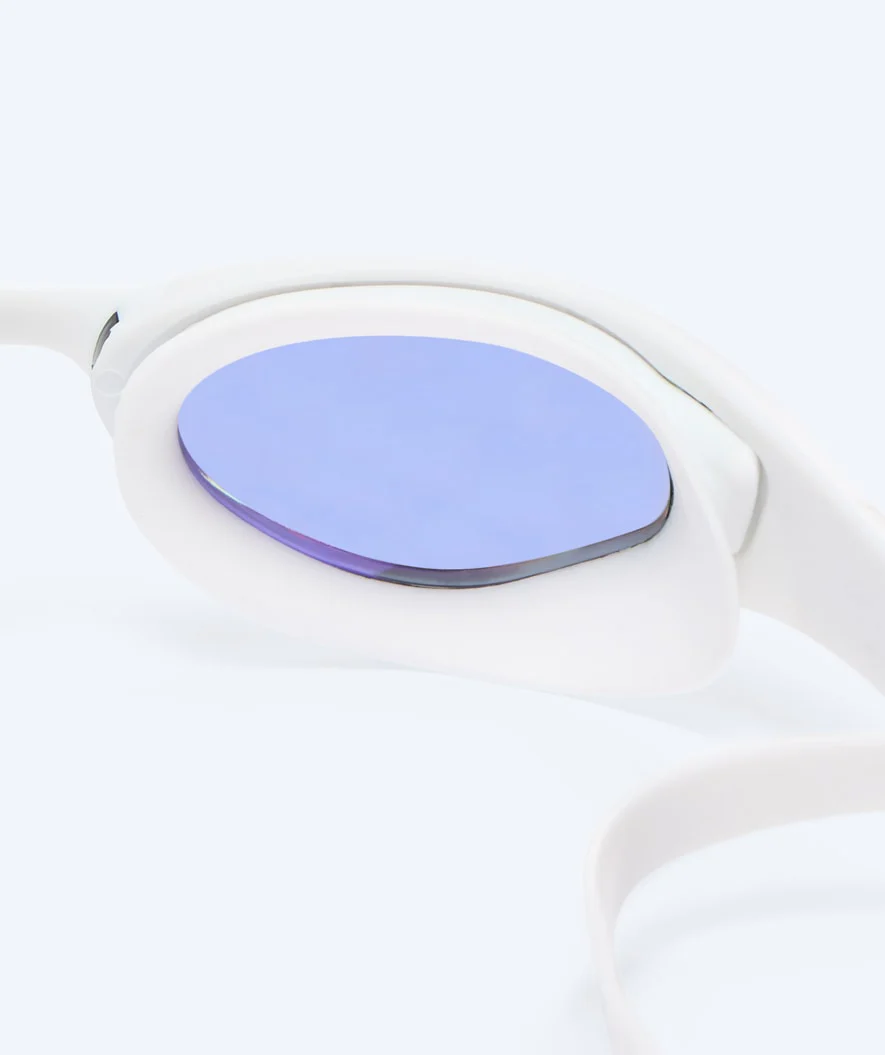 Watery swimming goggles - Instinct Elite Mirror - White/gold - Image 6