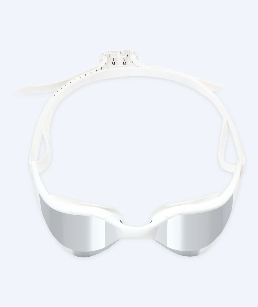 Watery swimming goggles - Instinct Elite Mirror - White/silver - Image 14