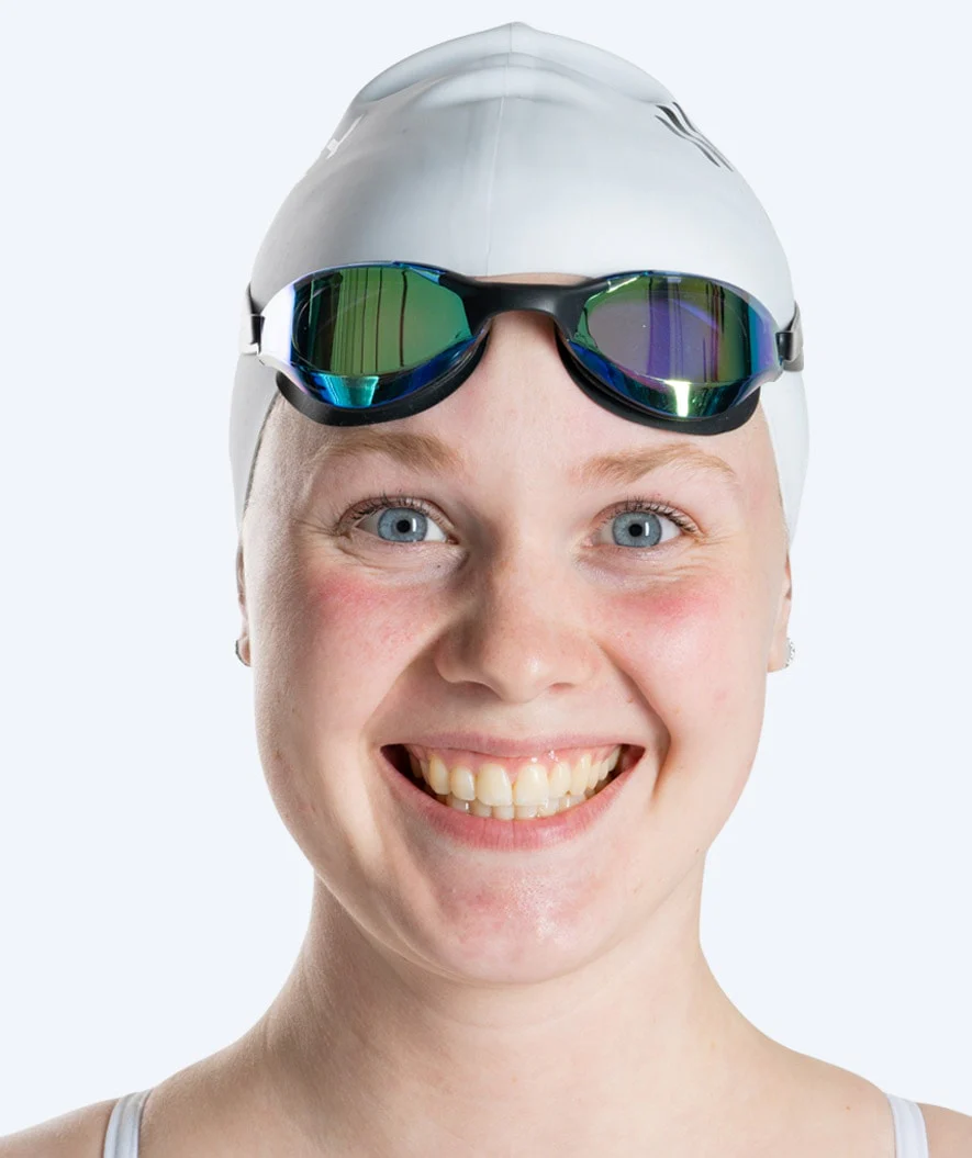 Watery swimming goggles - Instinct Mirror - Black/gold - Image 4
