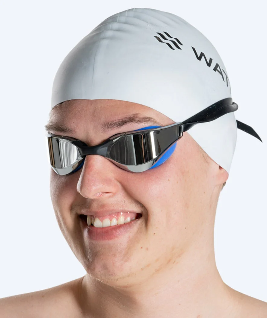 Watery swimming goggles - Instinct Mirror - Blue/silver - Image 8