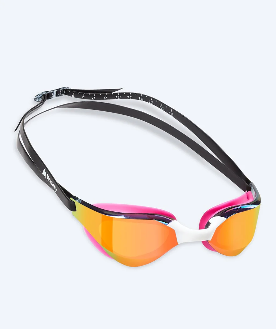 Watery swimming goggles - Instinct Mirror - Pink/gold