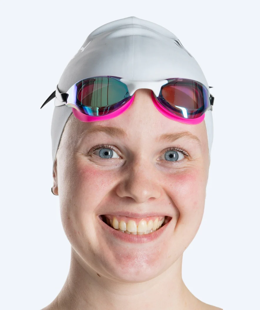 Watery swimming goggles - Instinct Mirror - Pink/gold - Image 4
