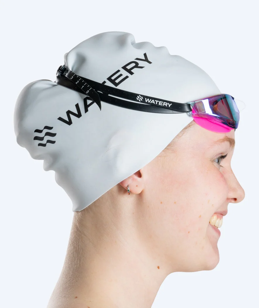 Watery swimming goggles - Instinct Mirror - Pink/gold - Image 5