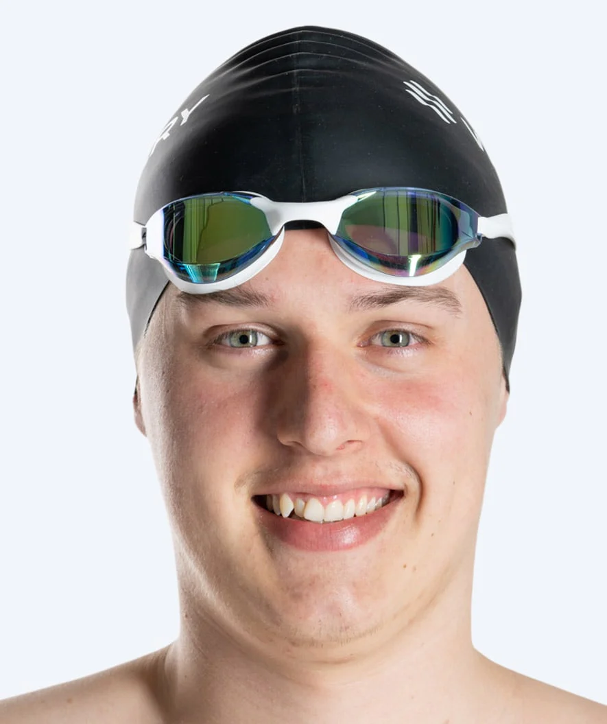 Watery swimming goggles - Instinct Mirror - White/gold - Image 5