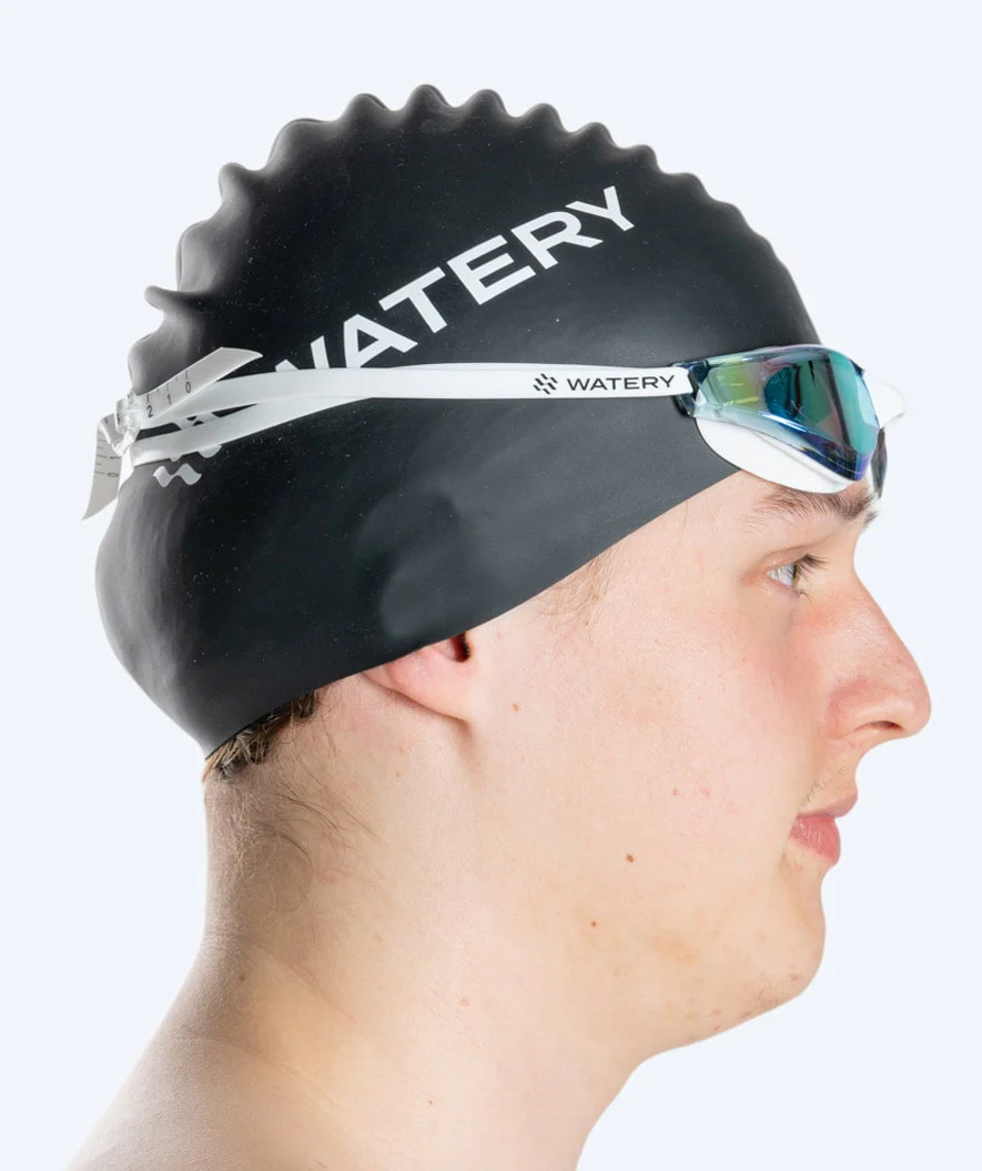 Watery swimming goggles - Instinct Mirror - White/gold - Image 6