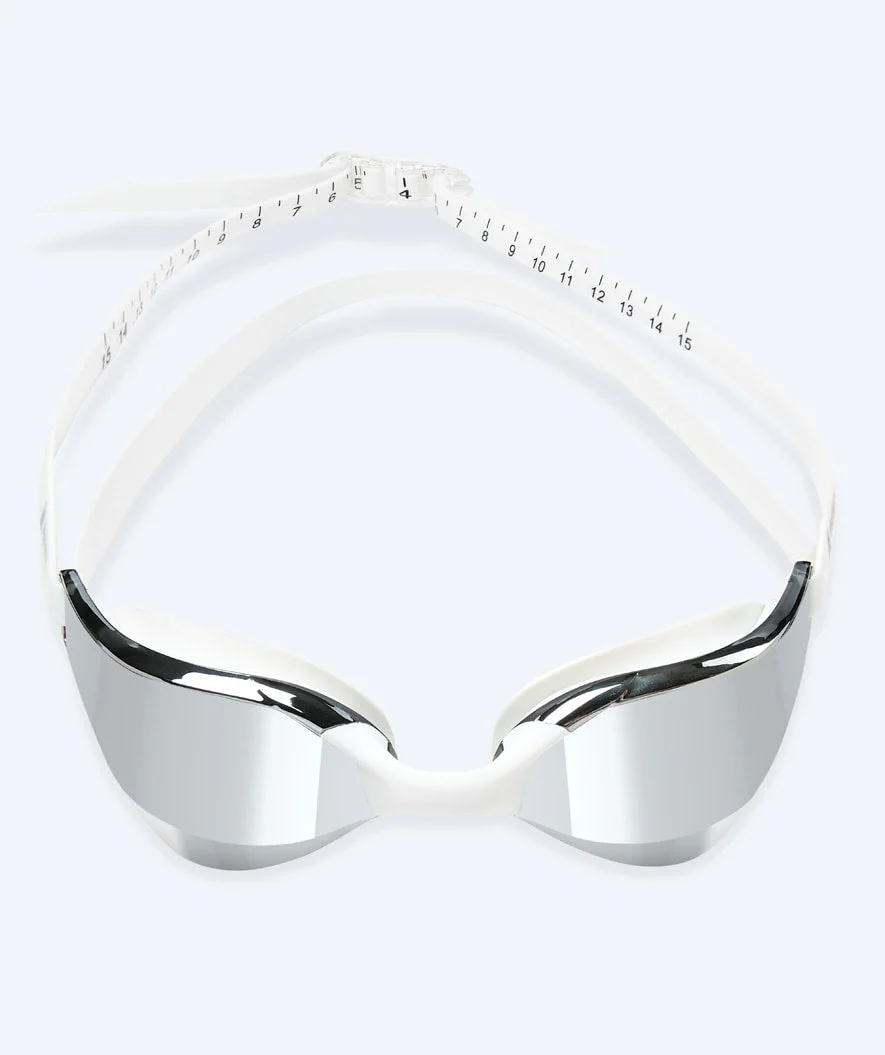Watery swimming goggles - Instinct Mirror - White/silver - Image 2