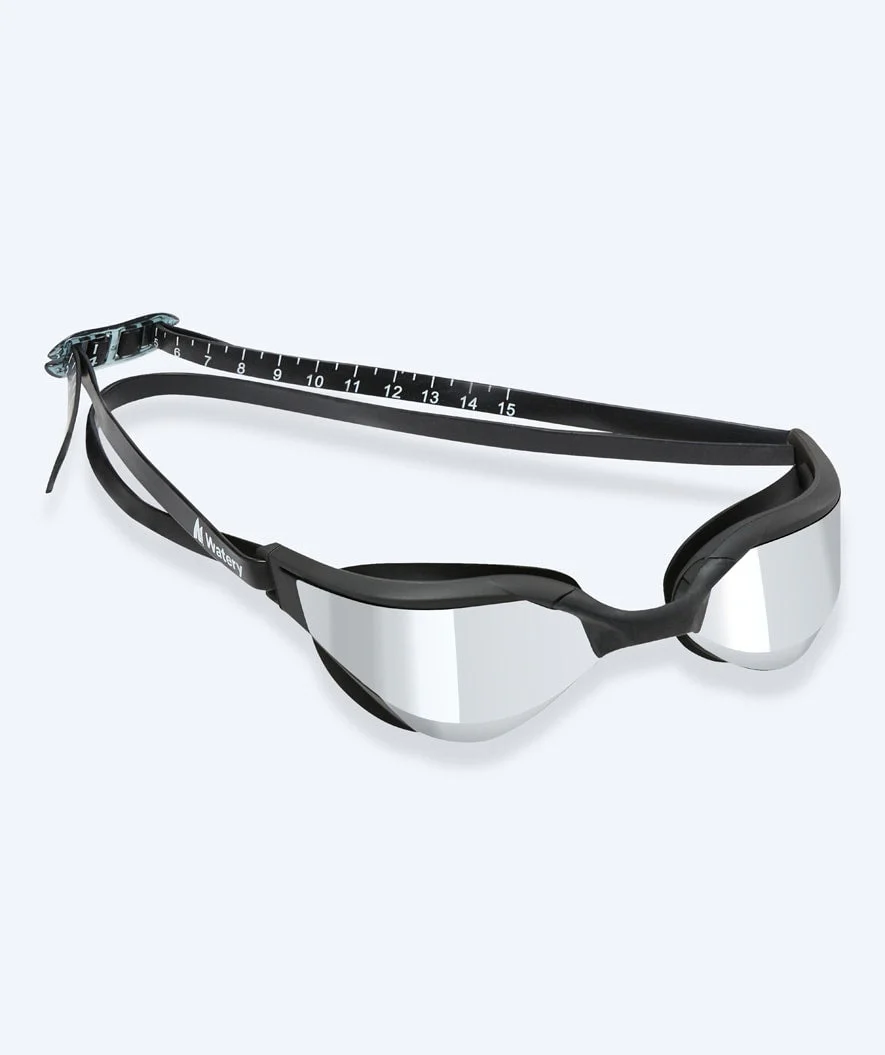 Watery swimming goggles - Instinct Ultra Mirror - Black/silver
