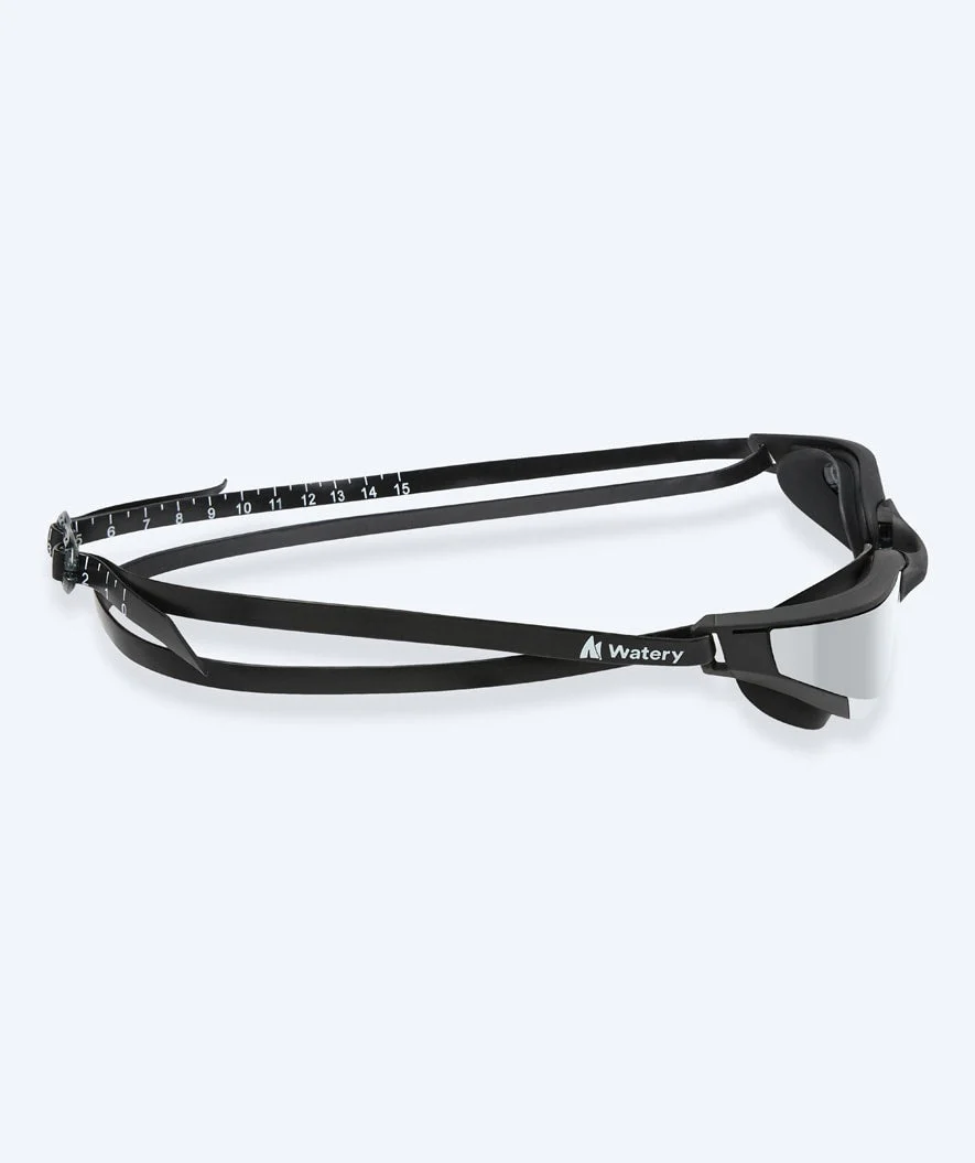 Watery swimming goggles - Instinct Ultra Mirror - Black/silver - Image 4