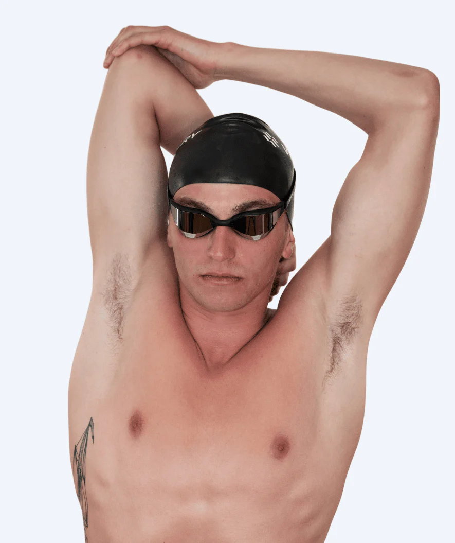 Watery swimming goggles - Instinct Ultra Mirror - Black/silver - Image 5