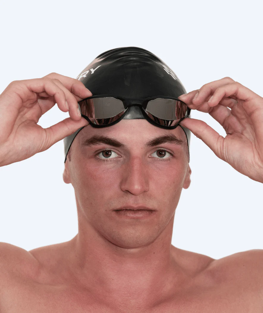 Watery swimming goggles - Instinct Ultra Mirror - Black/silver - Image 6