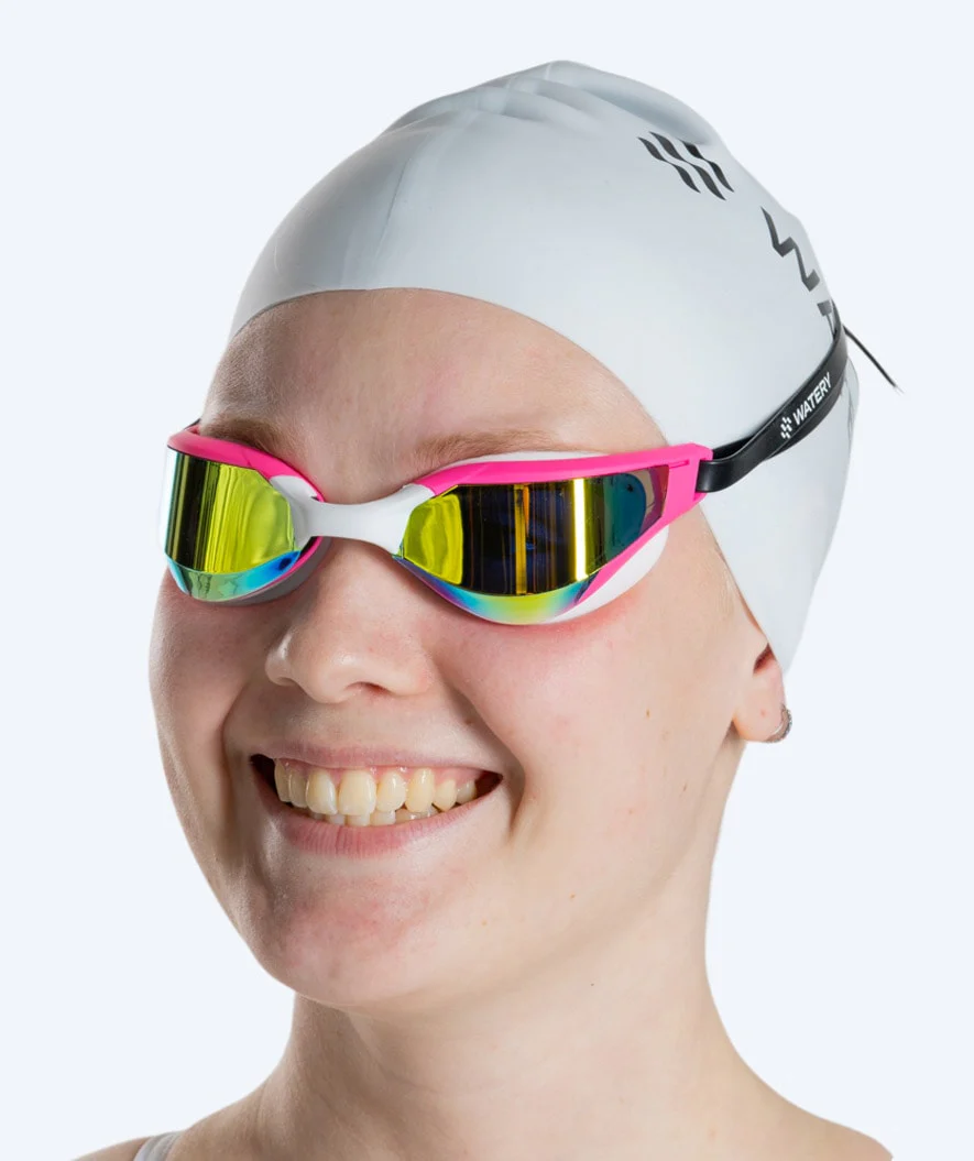 Watery swimming goggles - Instinct Ultra Mirror - Pink/gold - Image 9