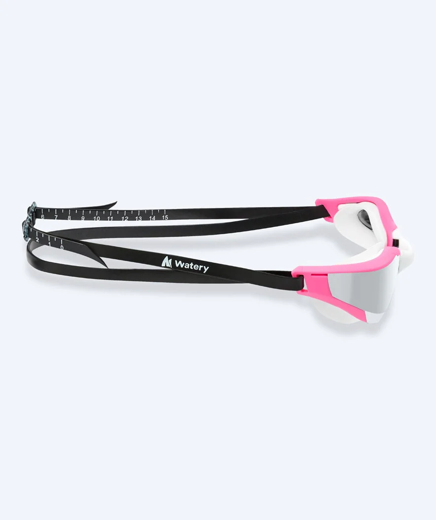 Watery swimming goggles - Instinct Ultra Mirror - Pink/silver - Image 4