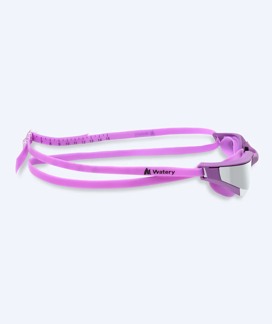 Watery swimming goggles - Instinct Ultra Mirror - Purple/silver - Image 4