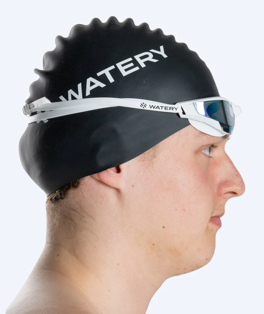 Watery swimming goggles - Instinct Ultra Mirror - White/blue - Image 11