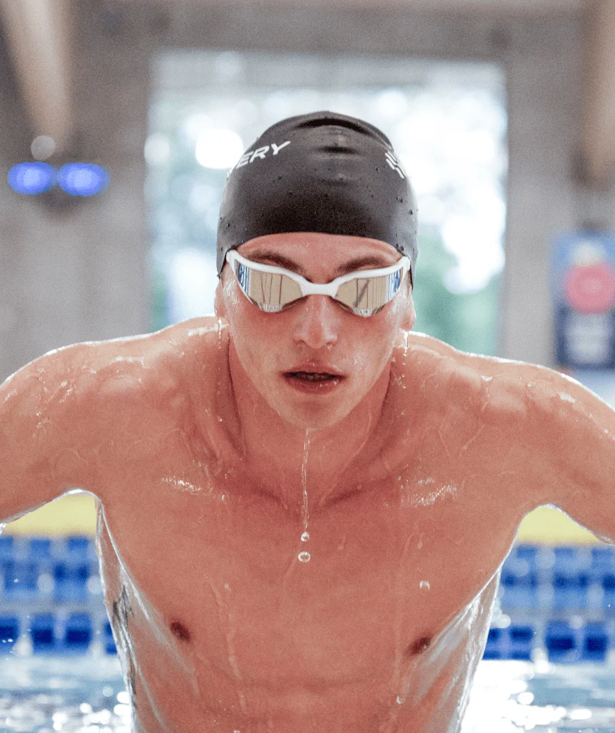 Watery swimming goggles - Instinct Ultra Mirror - White/blue - Image 6