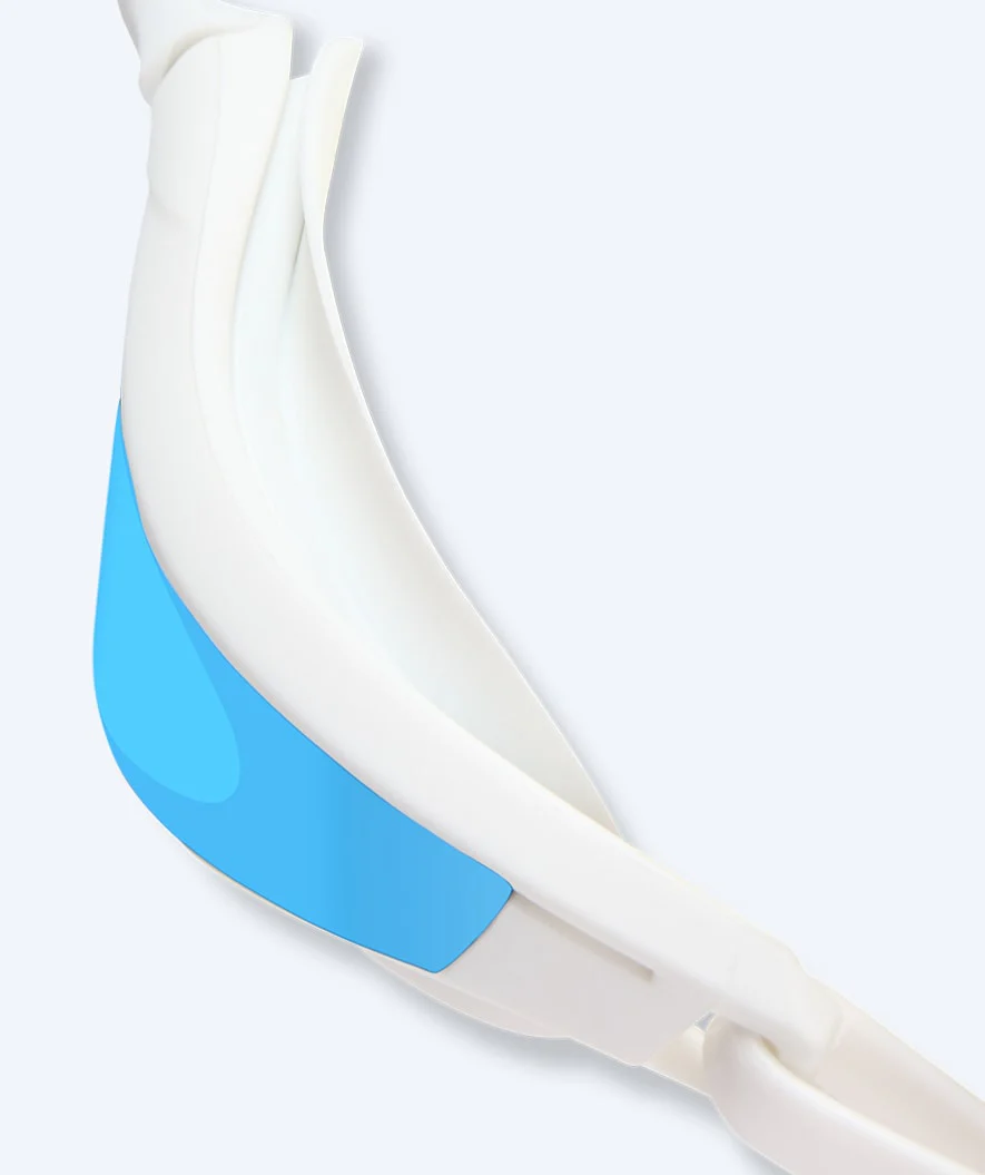 Watery swimming goggles - Instinct Ultra Mirror - White/blue - Image 8