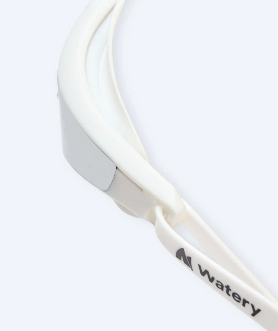 Watery swimming goggles - Instinct Ultra Mirror - White/silver - Image 9