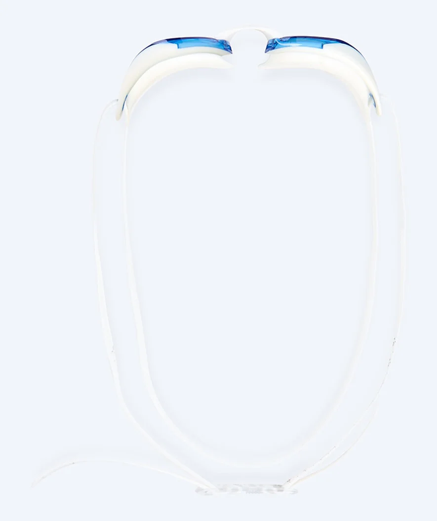 Watery Elite swimming goggles - Poseidon Ultra Mirror - White/blue - Image 3