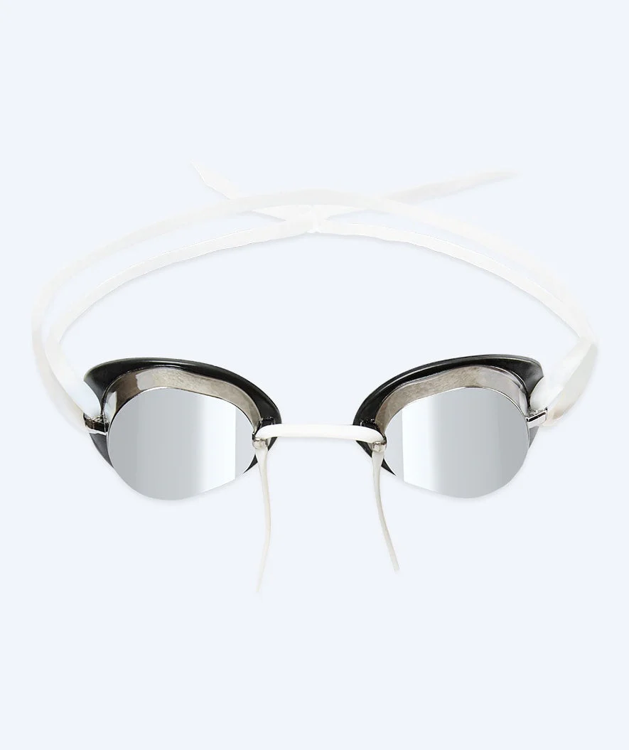 Watery swimming goggles - Proflex Swedish Mirror - White/silver - Image 2