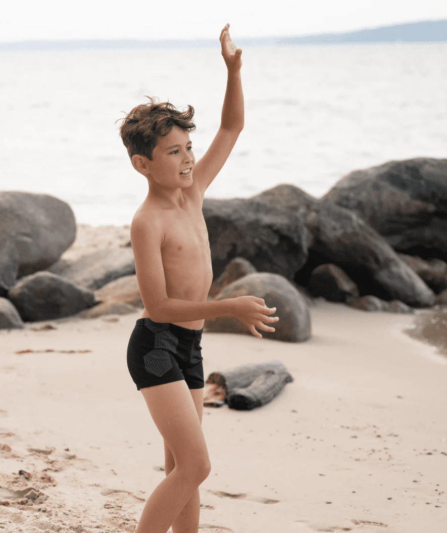 Watery swim trunks for boys - Flaming Vegas Eco - Green Corner - Image 15
