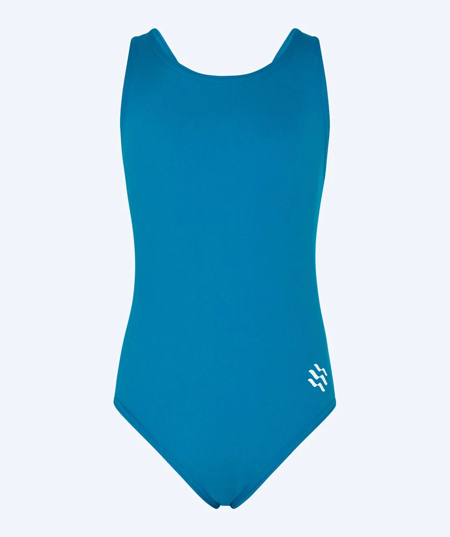 Watery swimsuit for girls - Eco Poolparty - Nordic Blue - Image 2