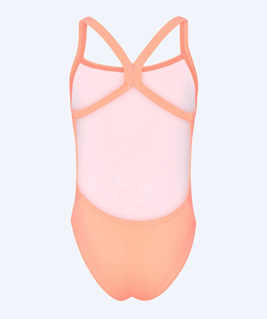Watery swimsuit for girls - Freestyler Solid - Coral - Image 3