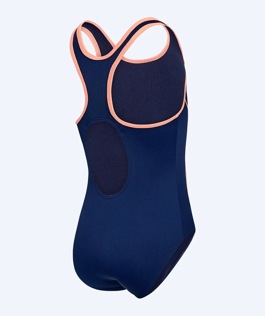 Watery swimsuit for girls - Hurley - Dark blue/orange - Image 8