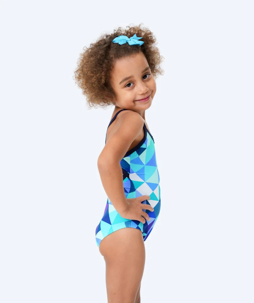 Watery swimsuit for girls - Laguna - Blue - Image 3