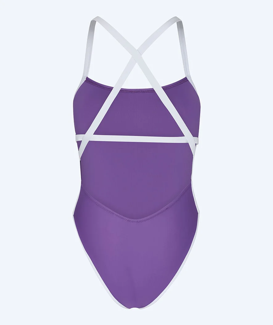 Watery swimsuit for women - Eco Sunkissed Solid - Rubin Purple - Image 8