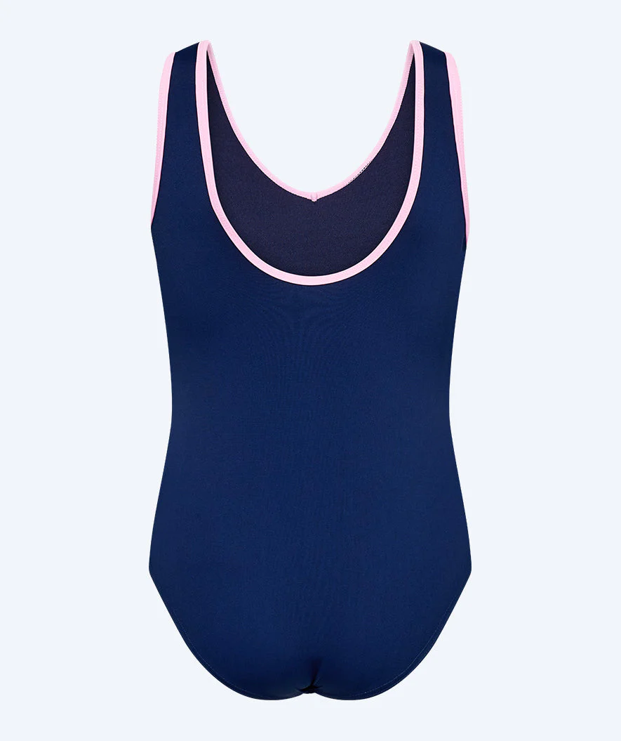 Watery swimsuit for women - Scrylla - Dark blue/light pink - Image 15
