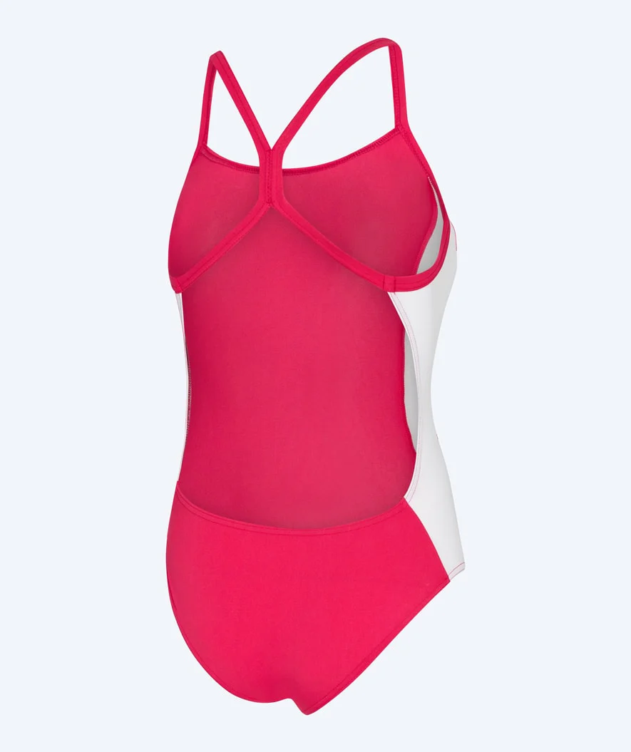 Watery swimsuit for women - Sidestroke Solid - Shiny Red - Image 2