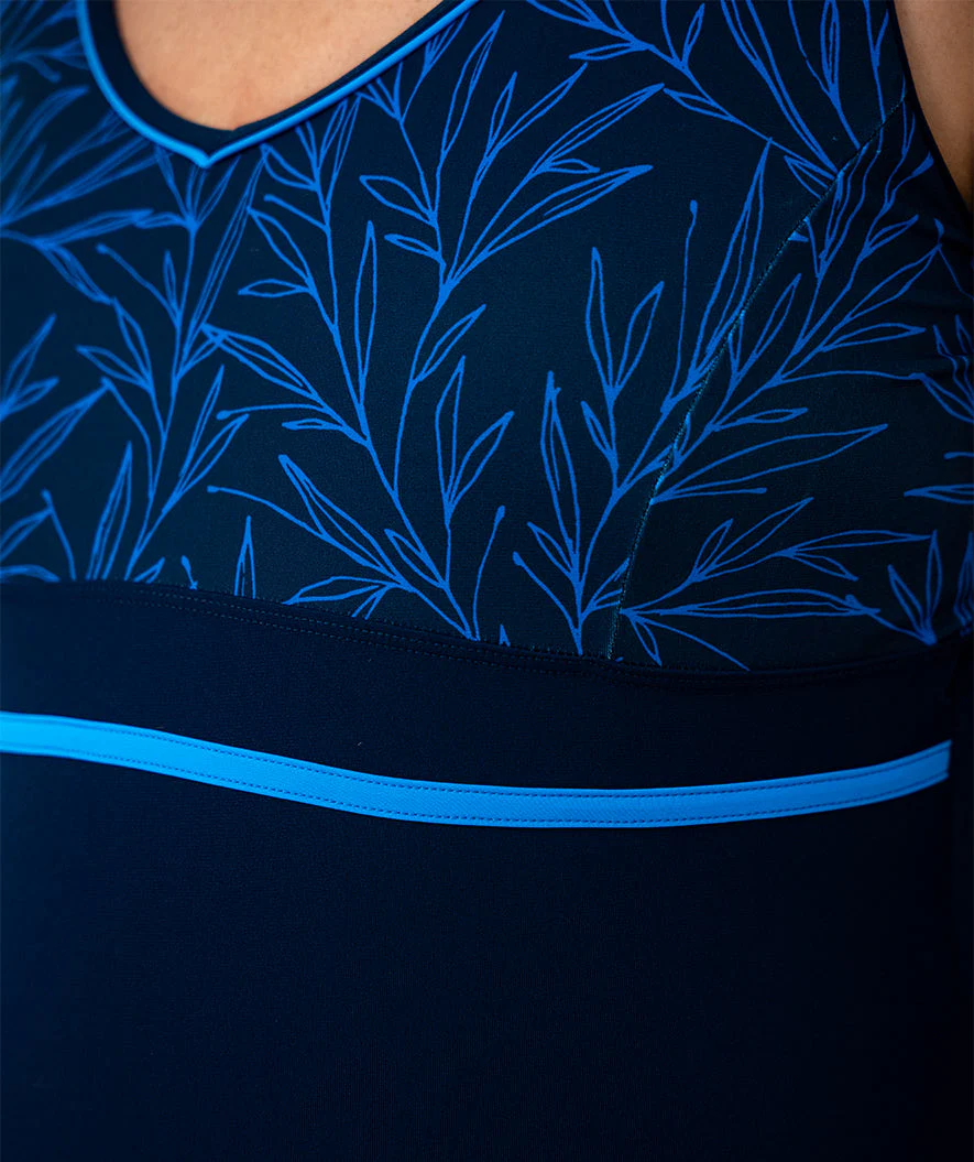 Watery swimsuit for women - Vivien - Dark blue - Image 16