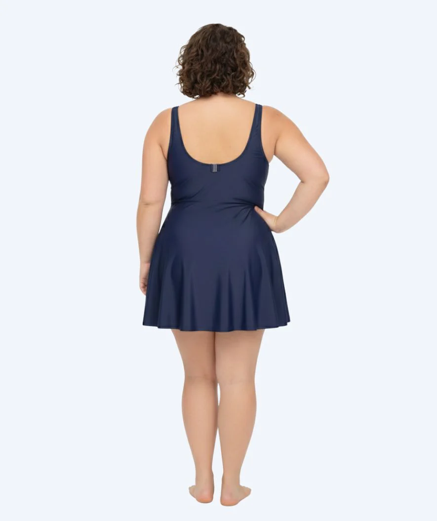 Watery swimsuit with skirt for women - Isla - Dark blue - Image 3