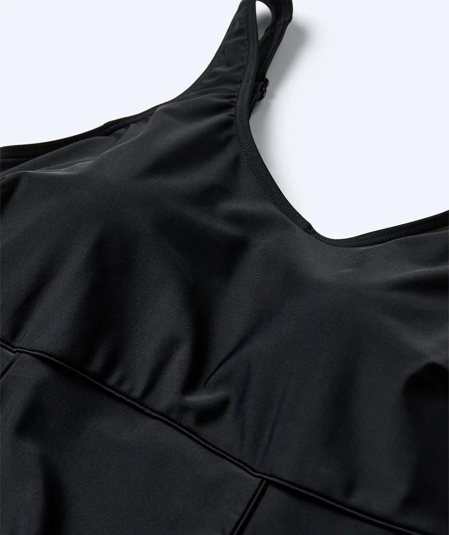 Watery swimsuit with skirt for women - River - Black - Image 9